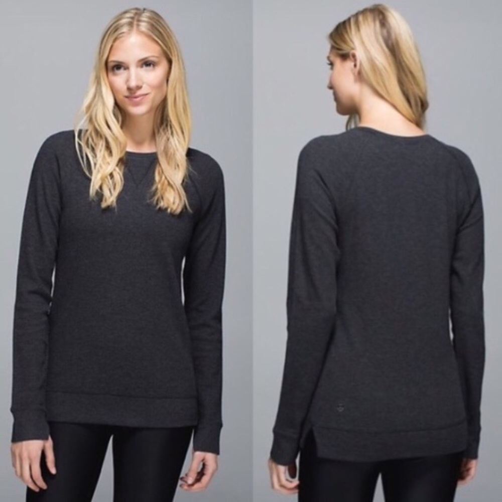 lululemon athletica Dark Gray Sweatshirt